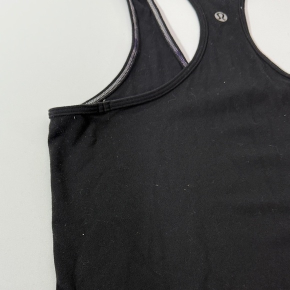 lululemon athletica Sleek Black Racerback Tank. Size small or medium. - Picture 9 of 13